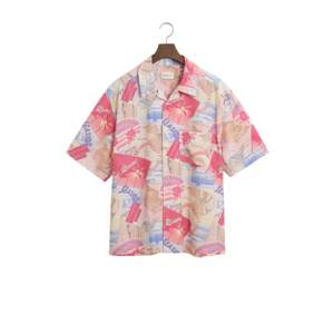 GANT Relaxed Fit Resort Print Short Sleeve Shirt
